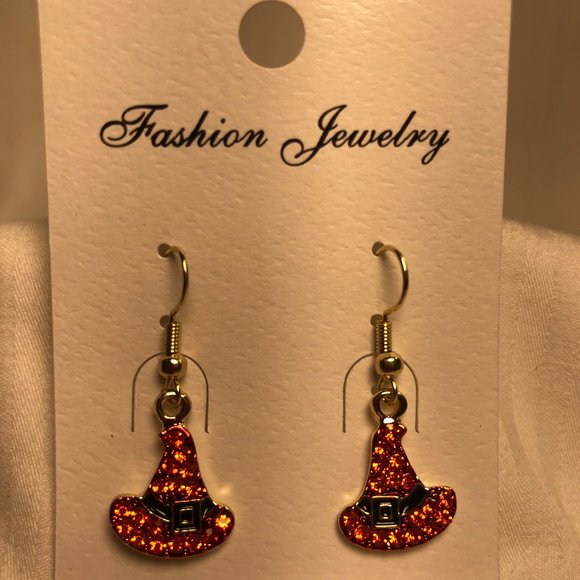 Holiday Hat Earrings - Picture 6 of 6